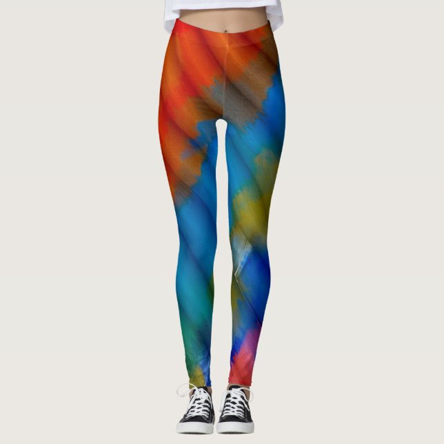 Abstract Colour Art #37 Leggings (Front)