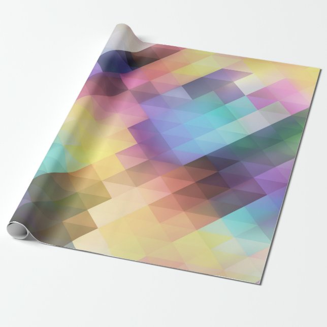 Abstract Colour Art Design Wrapping Paper (Unrolled)