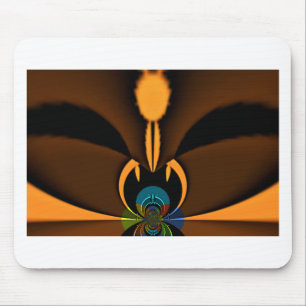 Abstract Colour Contrast Art Print Mouse Pad