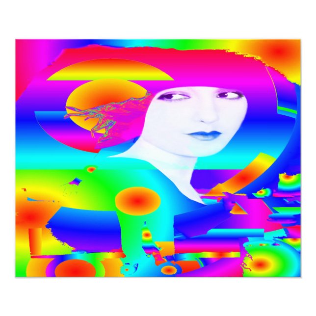 Abstract Colour Dream Photo Print (Front)