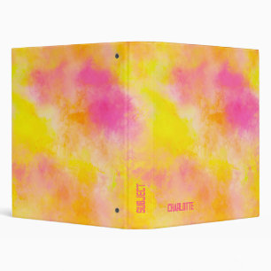 Abstract Colour Gradient Luminous Joy Name Binder