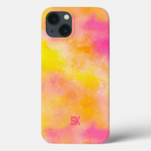 Abstract Colour Gradient Luminous Joy Personalized iPhone 13 Case
