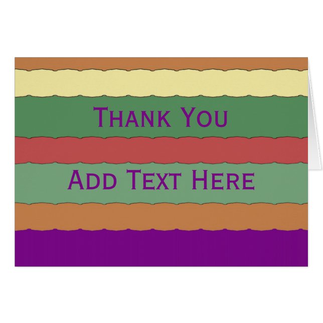 Abstract Colour Lines, Edit Text (Front Horizontal)