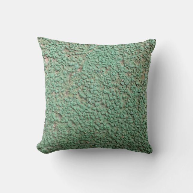 Abstract colour painted on concrete wall texture b throw pillow (Front)