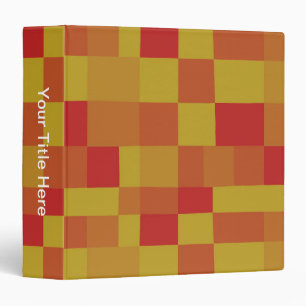 Abstract Colour Patchwork Pattern 280913 Binder