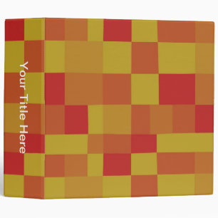 Abstract Colour Patchwork Pattern 280913 Binder