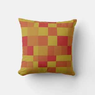 Abstract Colour Patchwork Pattern 280913 Throw Pillow