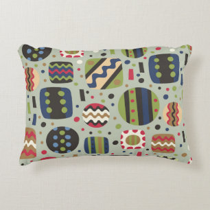 abstract colour pattern textiles, interior designl accent pillow