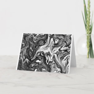 Abstract Colour Study 132 / Noir, Card