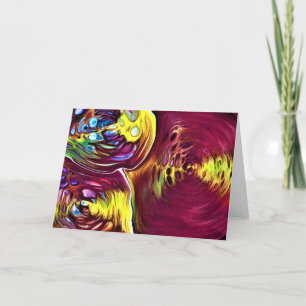 Abstract Colour Study 145, card