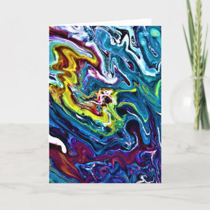 Abstract Colour Study 156, card