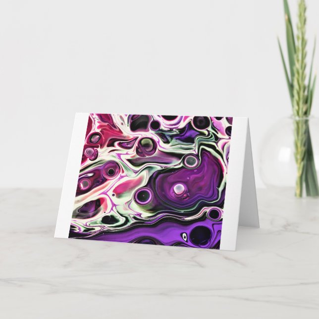 Abstract Colour Study 196 Card (Front)