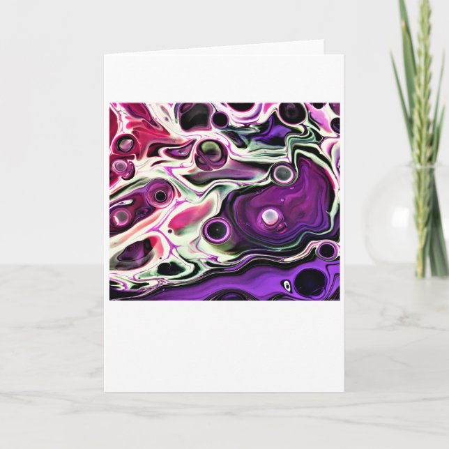 Abstract Colour Study 196 Card (Front)