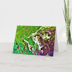 Abstract Colour Study 245, card