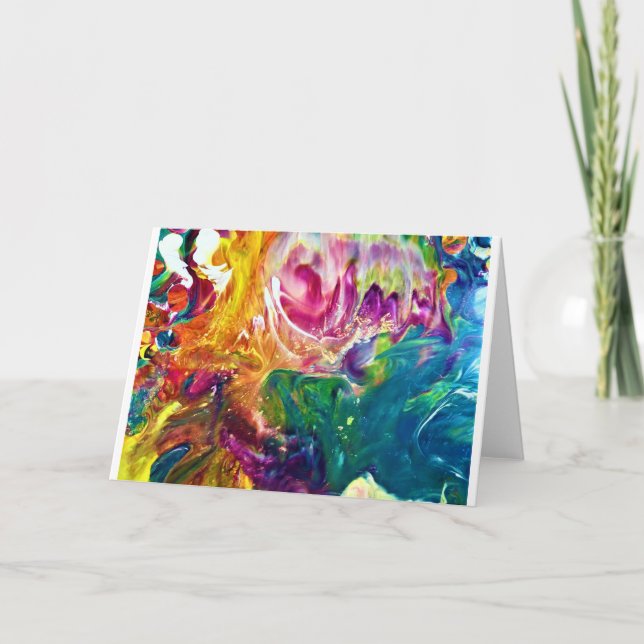 Abstract Colour Study 2, Card (Front)