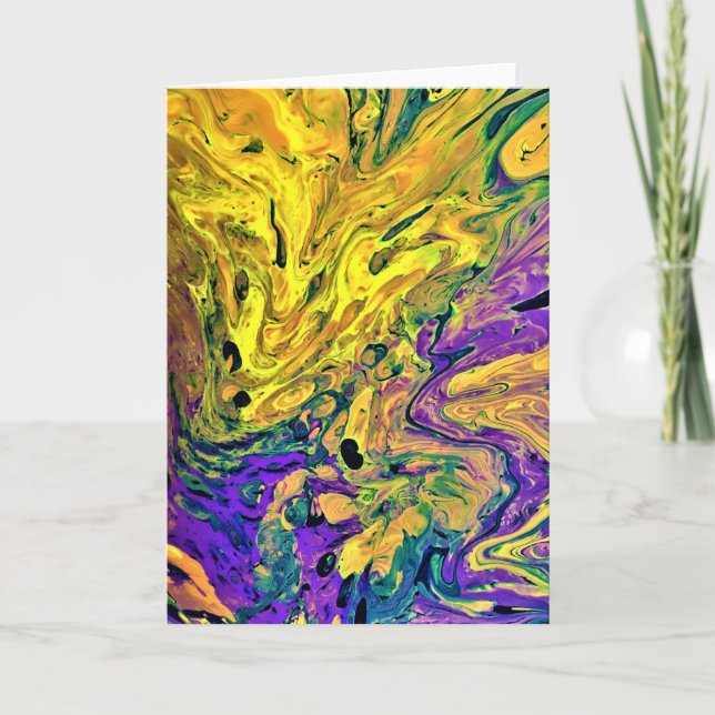 Abstract Colour Study 42, card (Front)