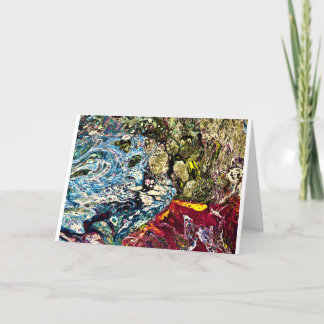 Abstract Colour Study 47 Card