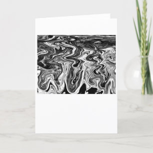 Abstract Colour Study 481 / Noir, Card