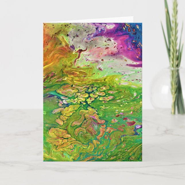 Abstract Colour Study 4, card (Front)