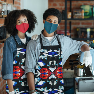 Abstract Colour Texture Apron