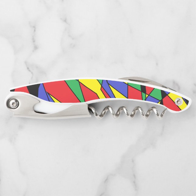Abstract Colour Waiter's Corkscrew (Front)