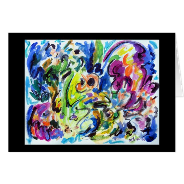 Abstract Colour Whirl (Front Horizontal)