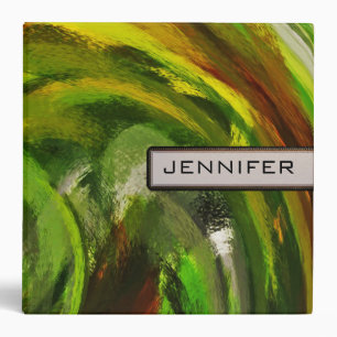 Abstract Coloured Swirl Art Background #40 Binder
