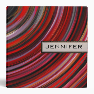 Abstract Coloured Swirl Art Background #54 Binder