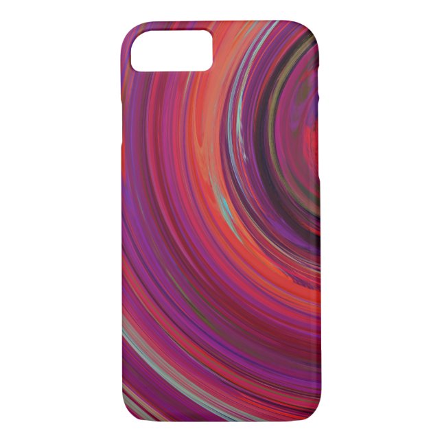 Abstract Coloured Twist Art Background #29 Case-Mate iPhone Case (Back)