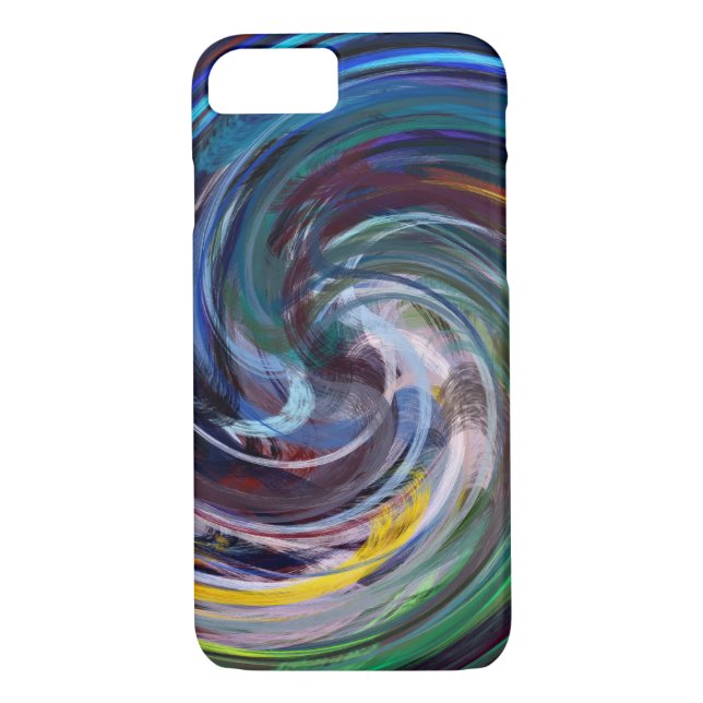 Abstract Coloured Twist Art Background #36 Case-Mate iPhone Case (Back)