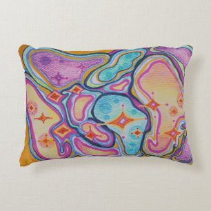 Abstract colourful Accent Pillow