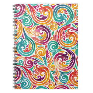 Abstract colourful background. illustrationcarniva notebook