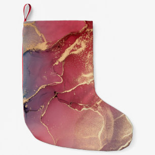  Abstract colourful background, wallpaper. Mixing  Small Christmas Stocking