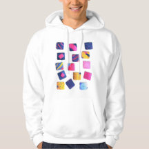 Abstract Colourful Blocks Pattern