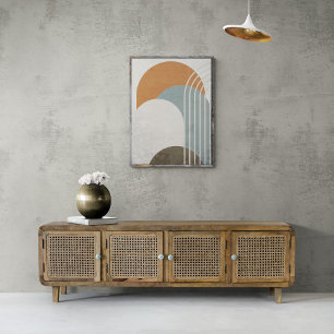 Abstract Colourful  Boho Rainbow Wall Art Decor 