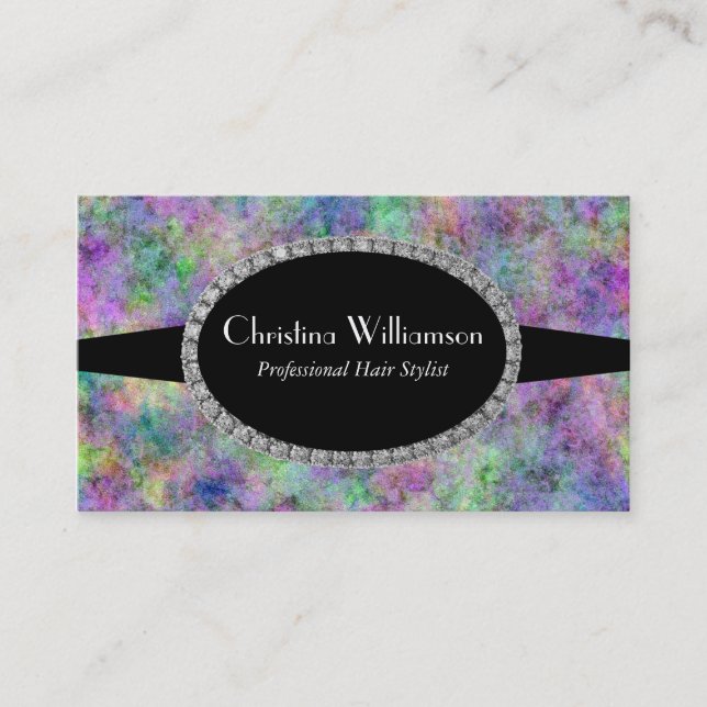 Abstract & Colourful Business Card (Front)