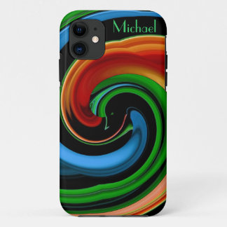 Abstract Colourful Cartoon Face iPhone 5 Case