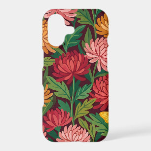 Abstract Colourful Chrysanthemums iPhone Cases