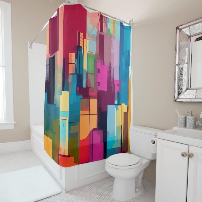 Abstract colourful city (In Situ)