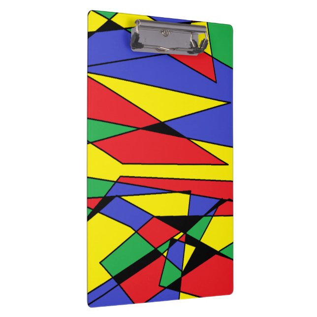 Abstract Colourful Clipboard (Right)