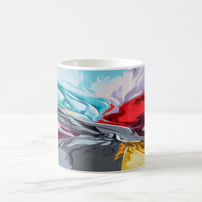 Abstract Colourful Coffee Mug (Center)