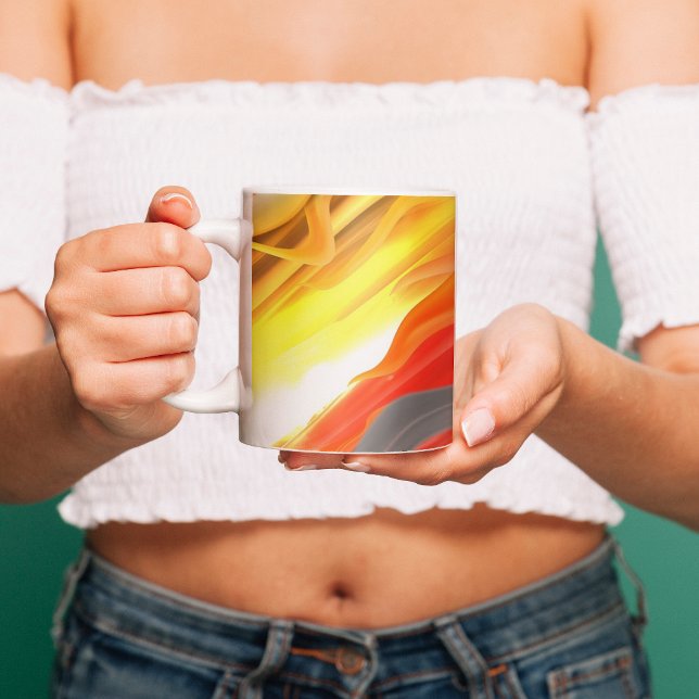 Abstract Colourful Coffee Mug (Creator Uploaded)