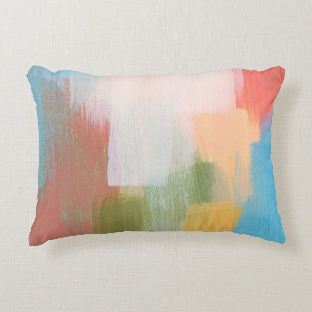 Abstract colourful design. Versatile artistic. Bru Accent Pillow (Front)