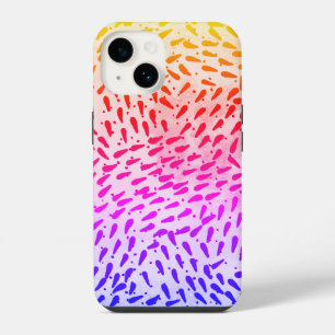Abstract Colourful Dots iPhone 14 Case