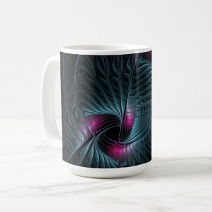 Abstract Colourful Fantasy Fractal  Coffee Mug