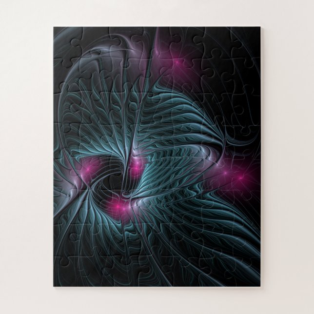 Abstract Colourful Fantasy Fractal Jigsaw Puzzle (Vertical)