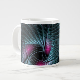 Abstract Colourful Fantasy Fractal  Large Coffee Mug