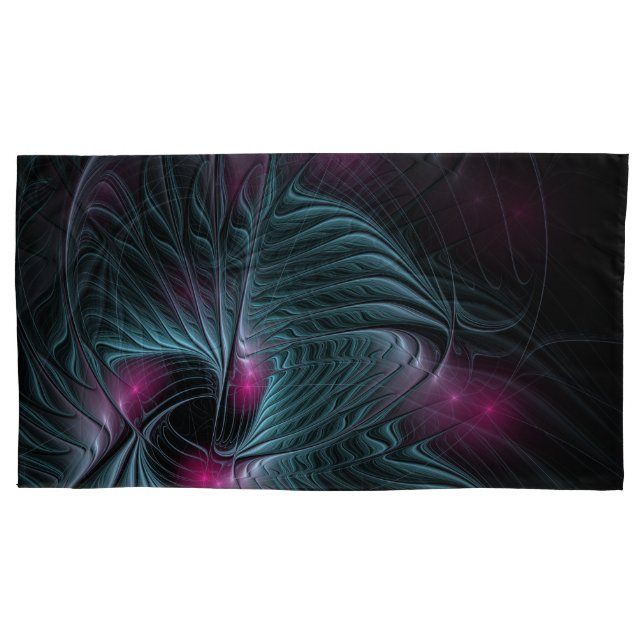 Abstract Colourful Fantasy Fractal Pillowcase (Front)