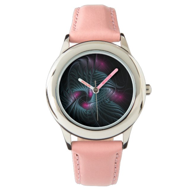 Abstract Colourful Fantasy Fractal Watch (Front)
