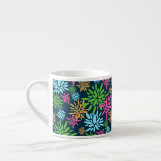 Abstract Colourful Fireworks Flowers Specialty Mug